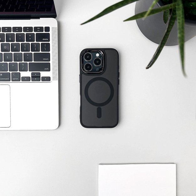 Glitter Case MagSafe Compatible for iPhone 17 - Black 5