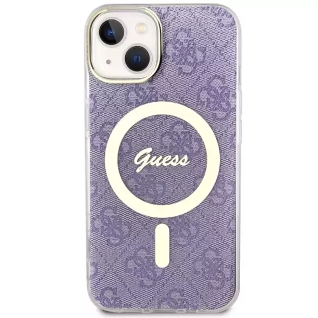 Guess 4G MagSafe case for iPhone 14 - purple 2