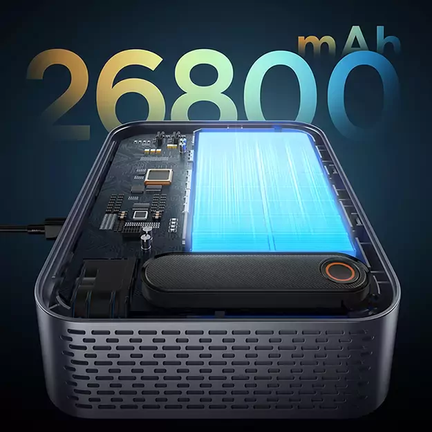 Jump starter Baseus Super Energy Ultra 3000A with power bank 26800 mAh - black 12