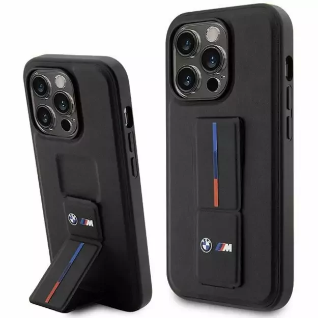 Case BMW BMHCP14X22GSLK iPhone 14 Pro Max 6.7  black/black hardcase Grip Hot Stamp