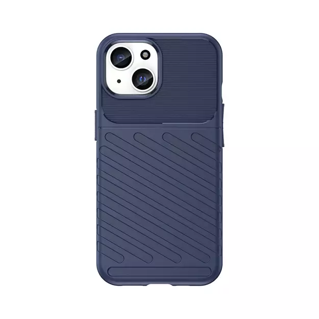 Armored iPhone 15 Thunder Case - blue