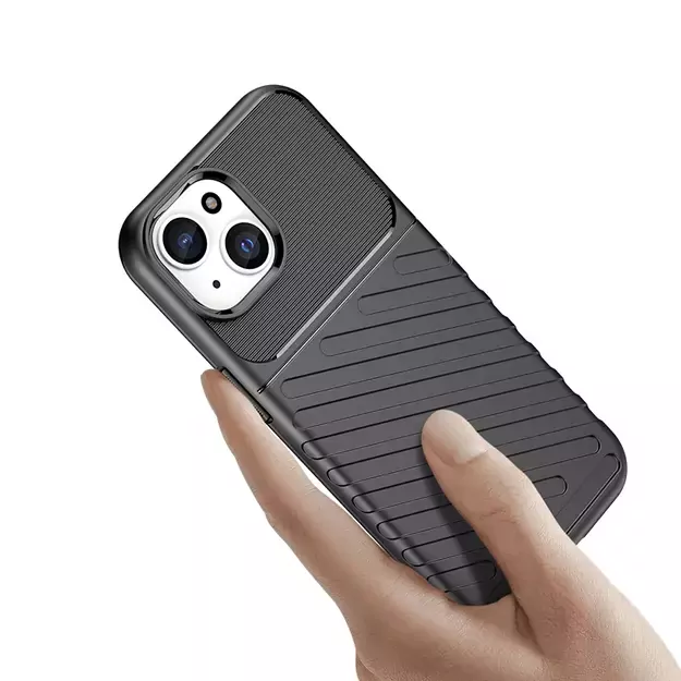 Armored iPhone 15 Thunder Case - blue 6