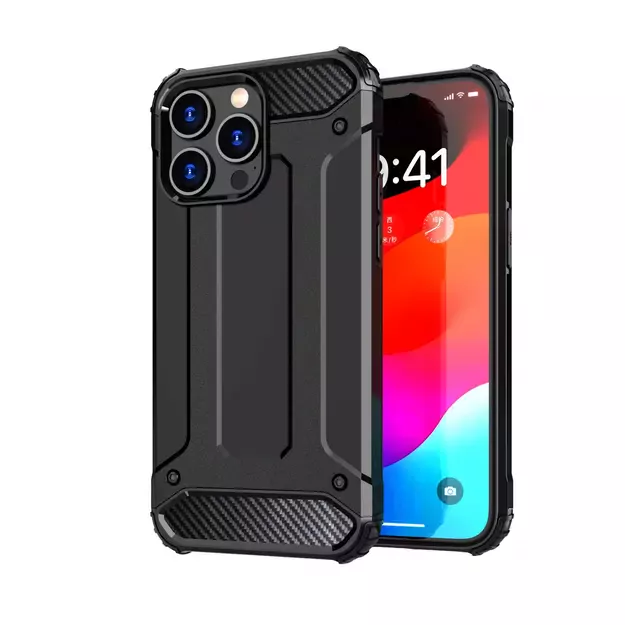 iPhone 15 Pro Max Hybrid Armor case - blue 1