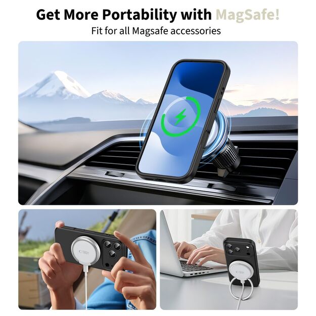 Tech-Protect BasicMag MagSafe Case for iPhone 17 Pro Max - Matte Black 4