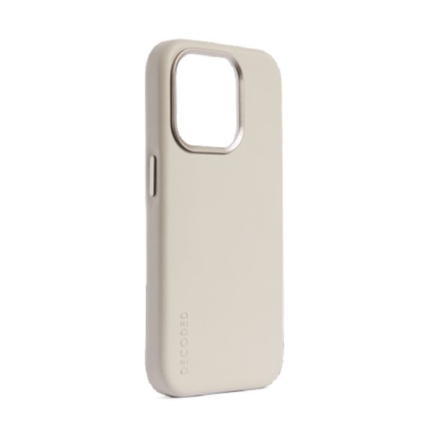 Decoded Leather Case leather with MagSafe for iPhone 15 Pro Max - beige 1