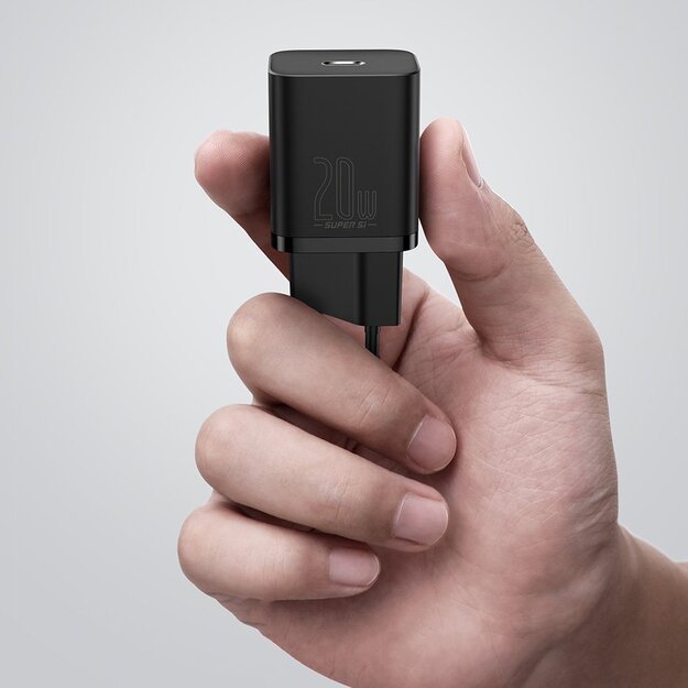 Baseus Super Si 1C fast charger USB Type C 20 W Power Delivery black (CCSUP-B01) 11