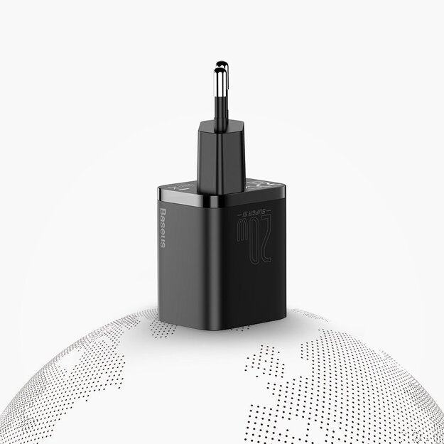 Baseus Super Si 1C fast charger USB Type C 20 W Power Delivery black (CCSUP-B01) 14