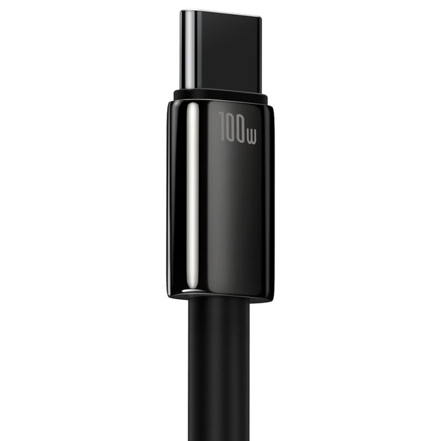 Baseus Tungsten Gold USB-A to USB-C Cable 480Mb/s 100W 1m Black (CAWJ000001) 6