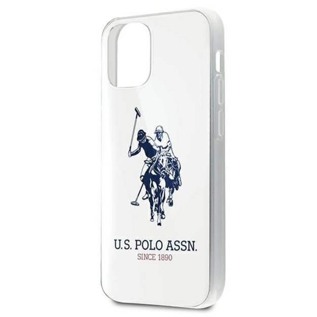 US Polo USHCP12STPUHRWH iPhone 12 mini 5,4  biały/white Shiny Big Logo 3