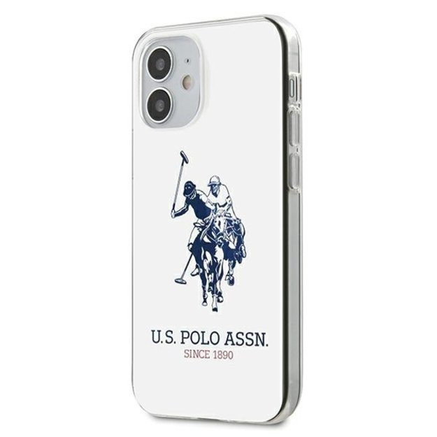 US Polo USHCP12STPUHRWH iPhone 12 mini 5,4  biały/white Shiny Big Logo 1