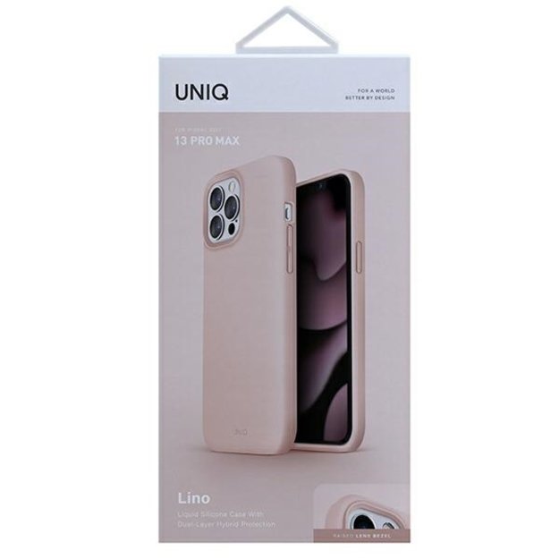 Uniq Lino case for iPhone 13 Pro Max - pink 5