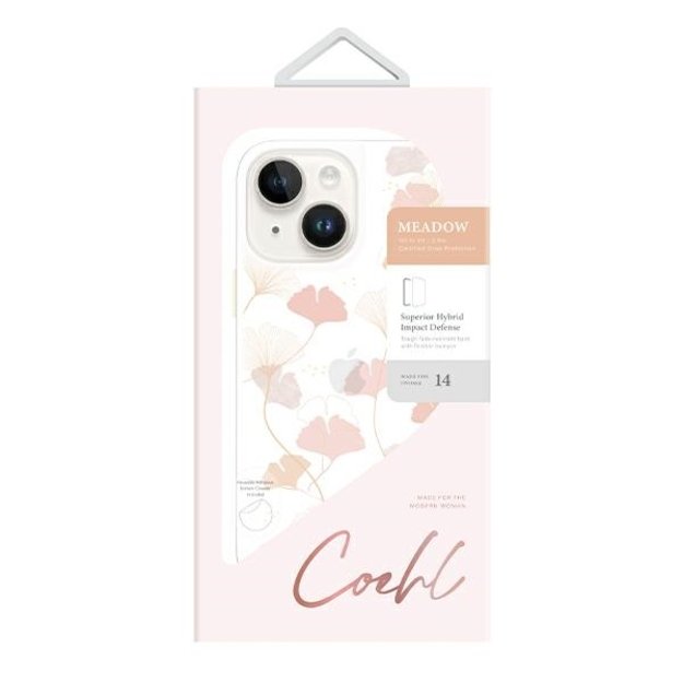 Uniq Coehl Meadow case for iPhone 14 Plus - pink 3