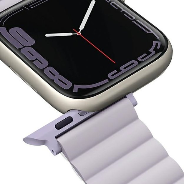 Uniq Revix strap for Apple Watch 1/2/3/4/5/6/7/8/SE/SE2/Ultra 42/44/45/49mm - lilac-white 5