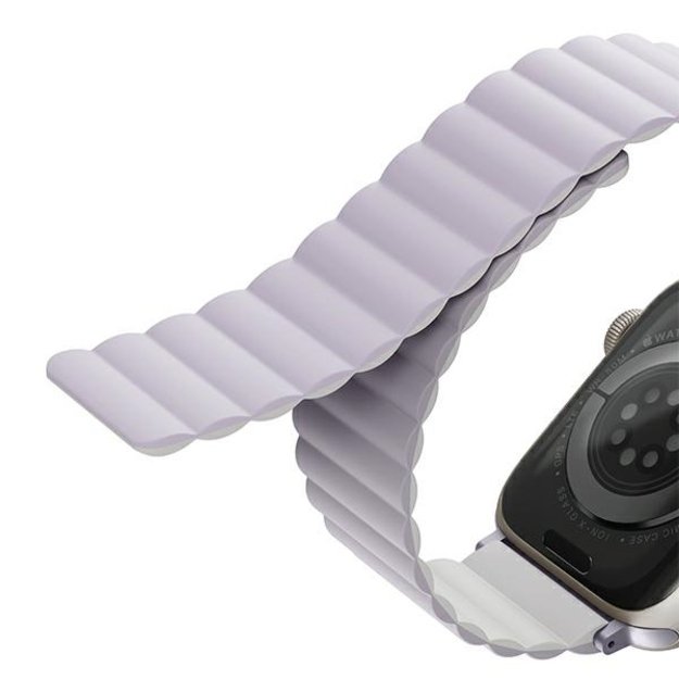 Uniq Revix strap for Apple Watch 1/2/3/4/5/6/7/8/SE/SE2/Ultra 42/44/45/49mm - lilac-white 6