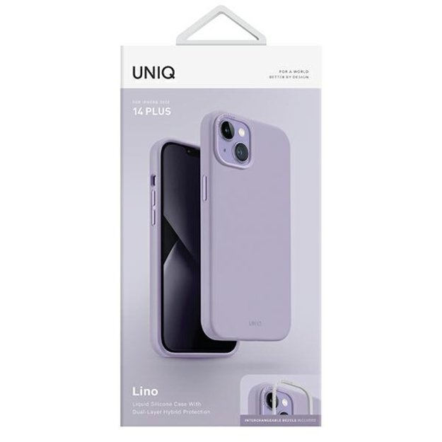 Uniq Lino case for iPhone 14 Plus - lilac 6