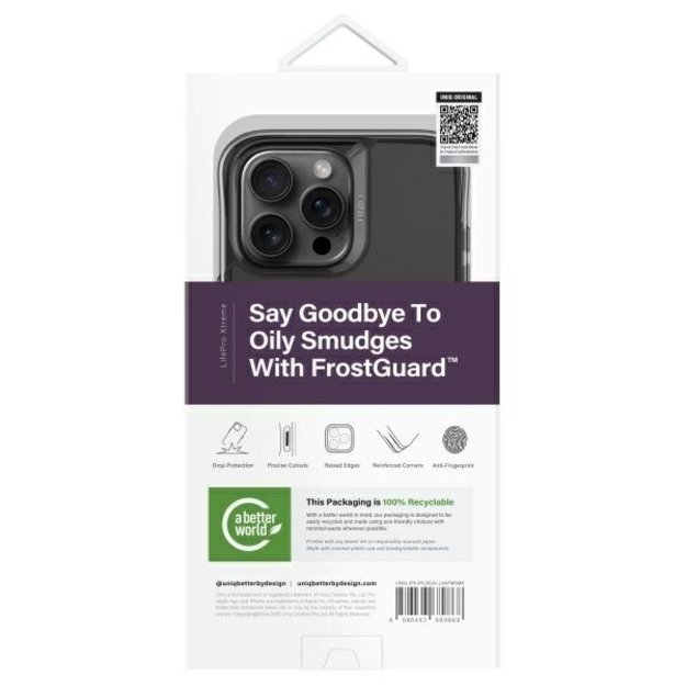 Uniq LifePro Xtreme Magclick Charging Case for iPhone 16 Pro Max - Gray 4