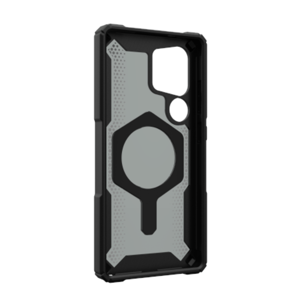 UAG Plasma XTE Magnet MagSafe Case for Samsung Galaxy S25 Ultra 5G - Black/Orange 2