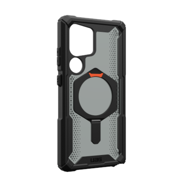 UAG Plasma XTE Magnet MagSafe Case for Samsung Galaxy S25 Ultra 5G - Black/Orange 1