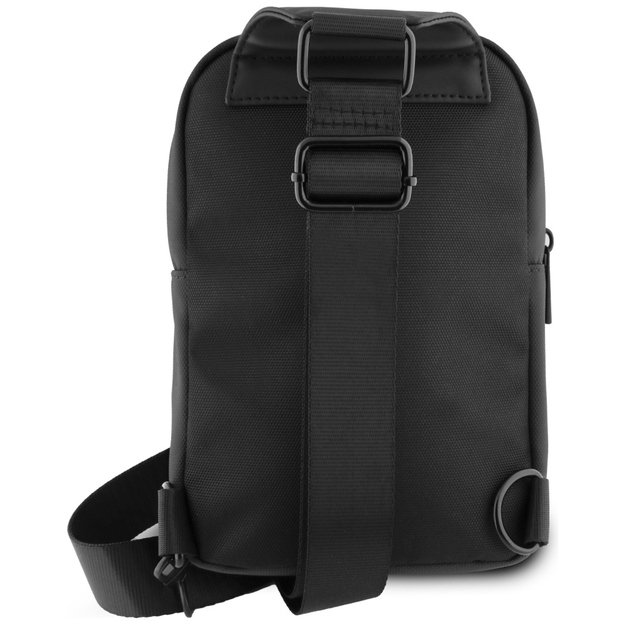 US Polo Petit Pique Crossbody Phone Bag Black 2