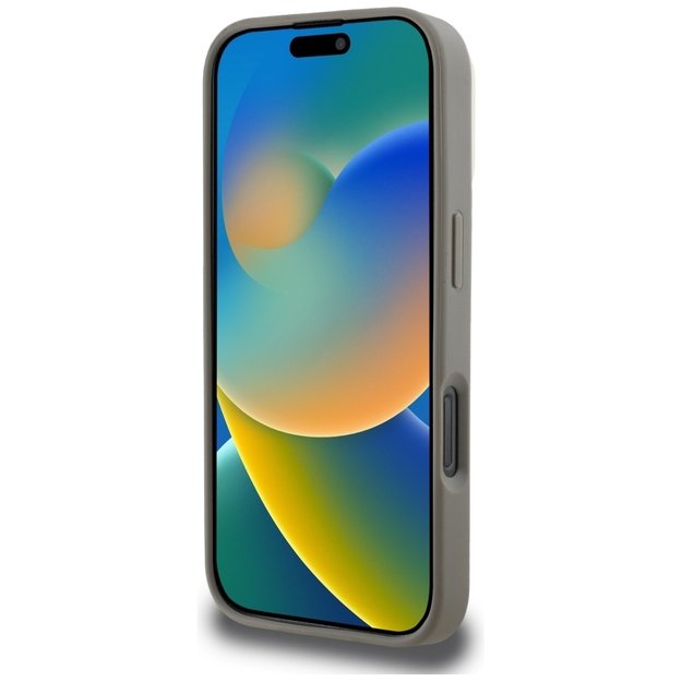 DKNY Checkered Pattern Magsafe iPhone 16 Pro Case - Beige 4