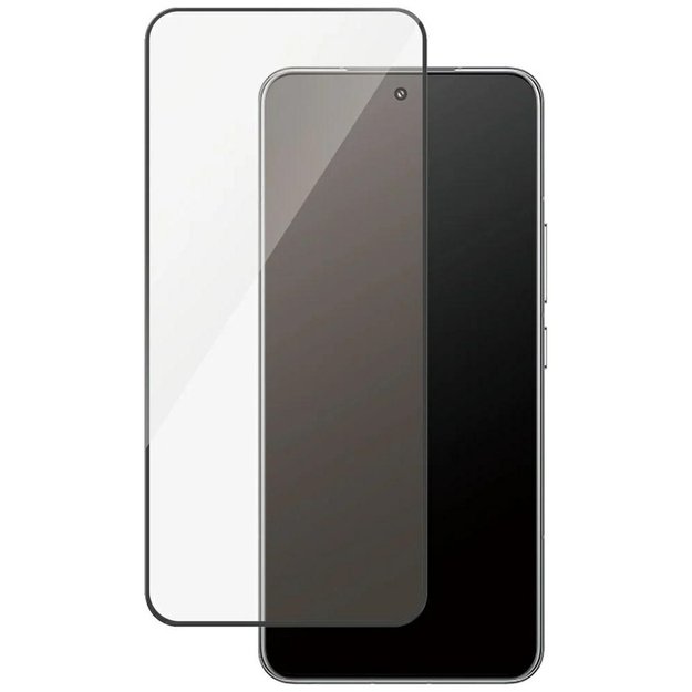 PanzerGlass Ultra-Wide Fit tempered glass w. Black Frame for Xiaomi 15 1