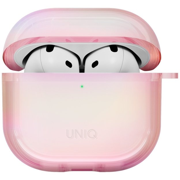 Uniq Iridescia AirPods 4 Hang Case - Holo Pink 1