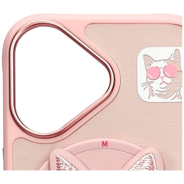 Nimmy Glasses Cool Cat MagSafe Case for iPhone 16 - Pink 6