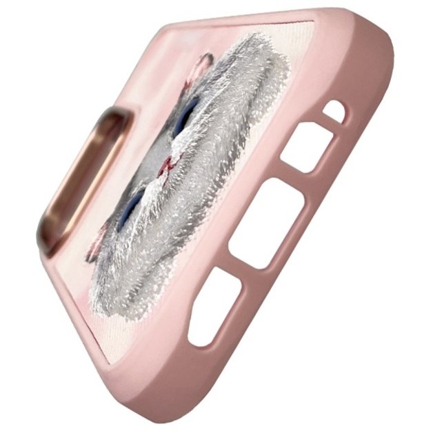 Nimmy Big Eyed Pet 2.0 Cat Case for iPhone 16 Pro - Pink 5