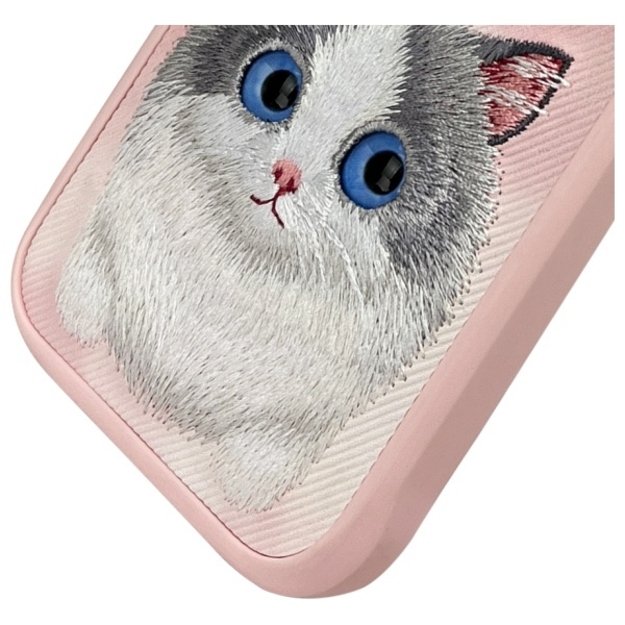 Nimmy Big Eyed Pet 2.0 Cat Case for iPhone 16 Pro - Pink 3