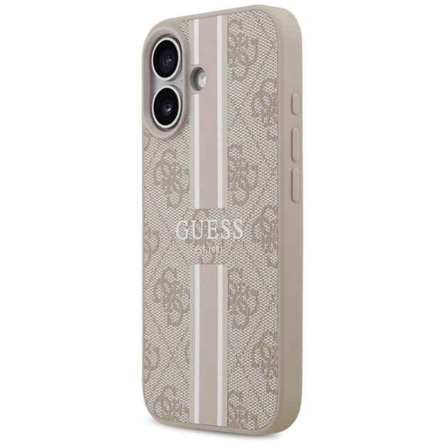 Guess 4G Printed Stripes MagSafe Case for iPhone 17 - Pink 1