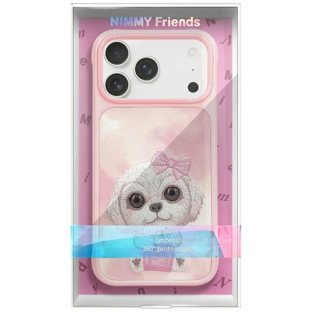 Nimmy Big Eyed Pet 2.0 Dog Case for iPhone 17 Pro - Pink 1