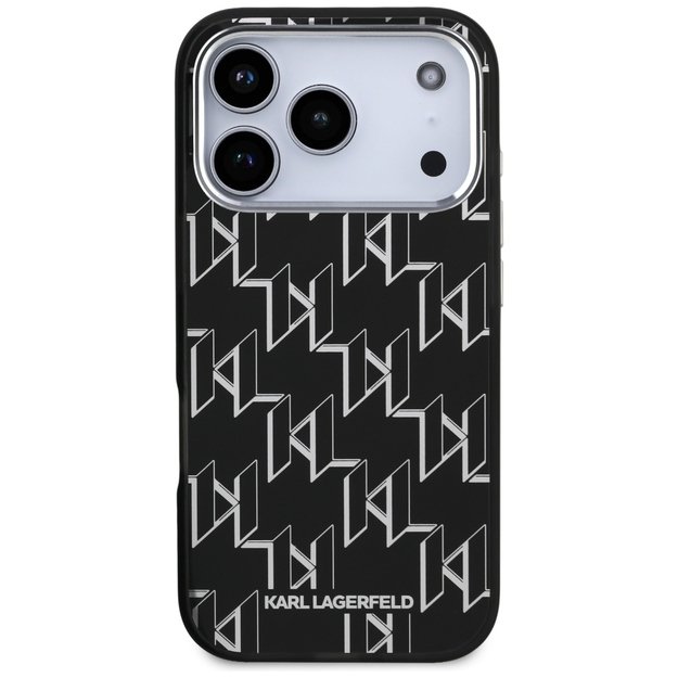 Karl Lagerfeld IML KL Monogram MagSafe Case for iPhone 17 Pro - Black 2