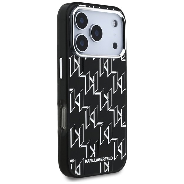 Karl Lagerfeld IML KL Monogram MagSafe Case for iPhone 17 Pro - Black 3