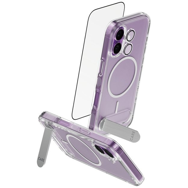 CARE by PanzerGlass Feature Kick 3in1 Case + Glass + Lens for iPhone 17 1