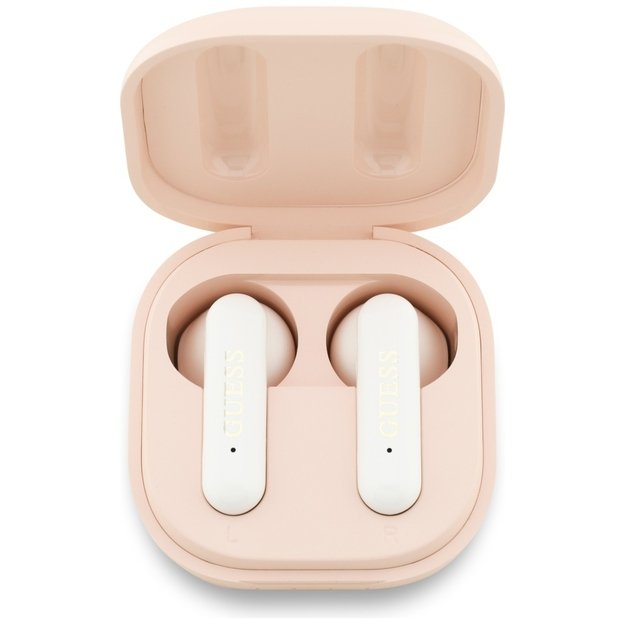 Guess 4G Metal Logo TWS Wireless Headphones - Pink 2