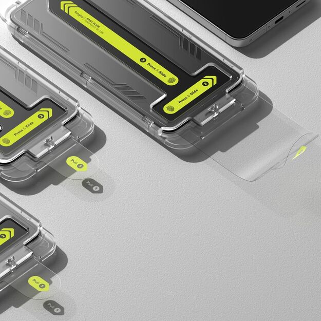 Ringke Easy Slide 2-pack tempered glass for Samsung Galaxy A56 5G - transparent 3