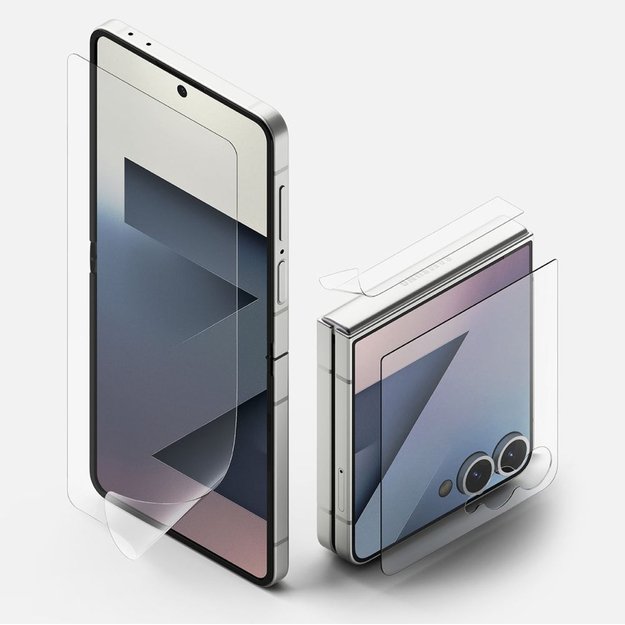 Ringke Protector Pro 3-in-1 Protective Set for Samsung Galaxy Z Flip 7 - Transparent 1