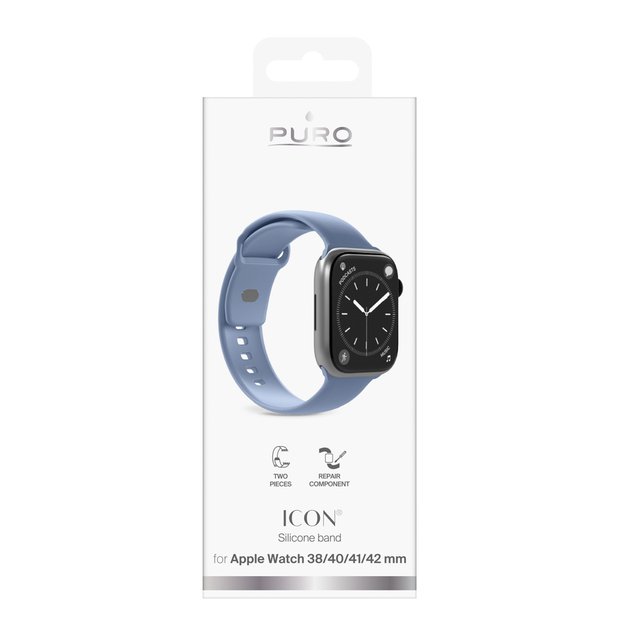 Puro Icon Strap for Apple Watch 38/40/41/42mm - Blue 3
