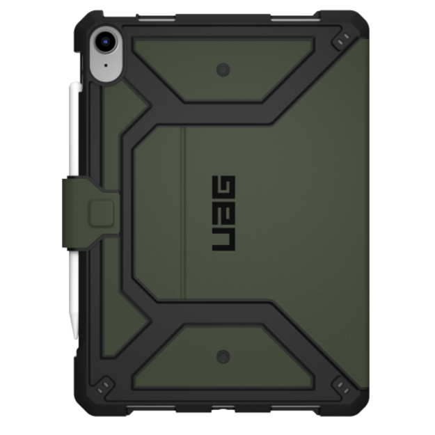 UAG Metropolis SE Case with Apple Pencil Holder for iPad 10.9&quot  (10th Gen.) - Olive 1