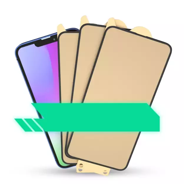 Bestsuit 6in1 set for iPhone 11 Pro Max case / flexi tempered glass / foil on the back / camera glass / cloths / applicator (D30 Buffer) 12