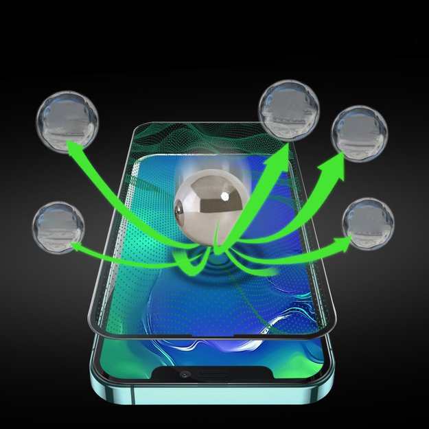 Bestsuit 6in1 set for iPhone 11 Pro Max case / flexi tempered glass / foil on the back / camera glass / cloths / applicator (D30 Buffer) 21