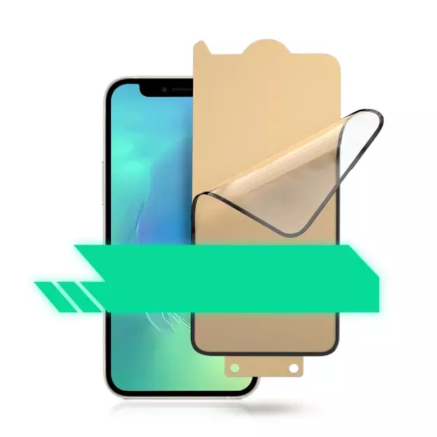 Bestsuit 6in1 set for iPhone 11 Pro Max case / flexi tempered glass / foil on the back / camera glass / cloths / applicator (D30 Buffer) 11