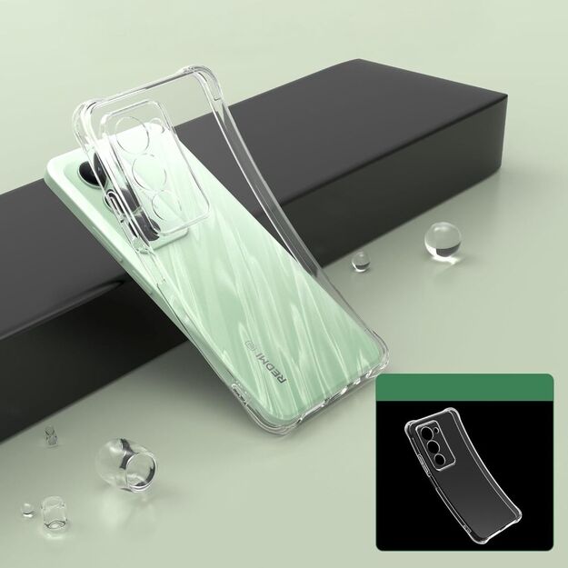 Tech-Protect FlexAir Case for Xiaomi Redmi 15 4G / 5G - Transparent 1