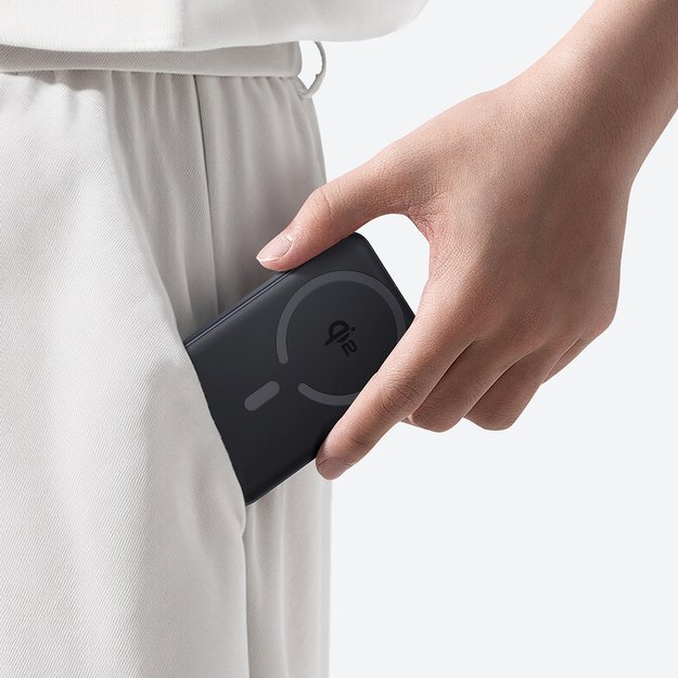 Baseus EnerFill FM12 10000mAh 22.5W Qi2 Power Bank MagSafe Compatible with Baseus Simple USB-C 20V/3A 30cm Cable - Black 4