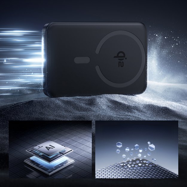 Baseus EnerFill FM12 10000mAh 22.5W Qi2 Power Bank MagSafe Compatible with Baseus Simple USB-C 20V/3A 30cm Cable - Black 7