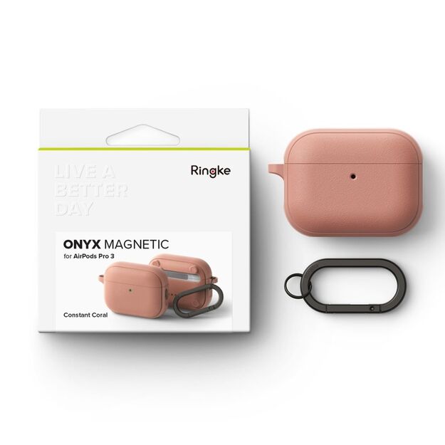 Ringke Onyx Magnetic MagSafe Case for AirPods Pro 3 - Pink 6