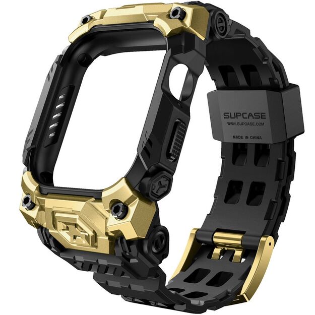Supcase Unicorn Beetle Ore Case for Apple Watch 10/11 (46 mm) - Black and Gold 1