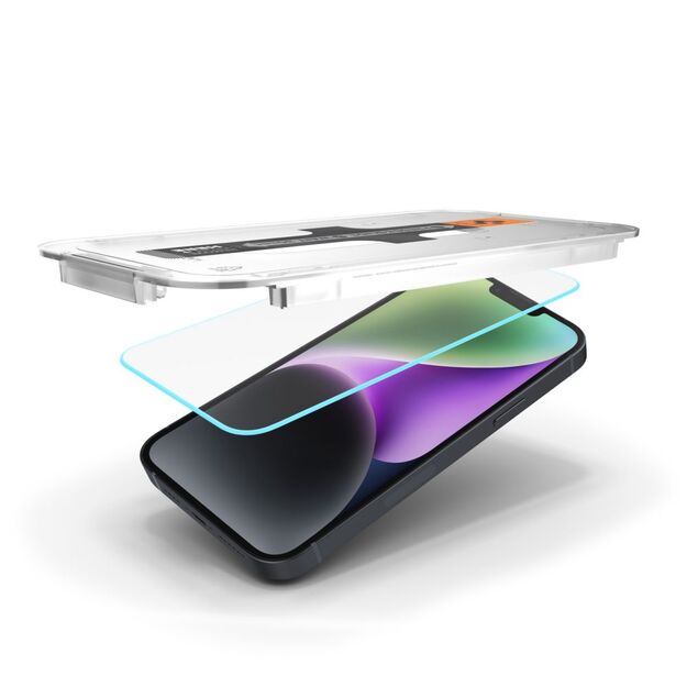 Spigen Glas.tR EZ Fit Tempered Glass for iPhone 13 / 13 Pro / 14 / 16e 17