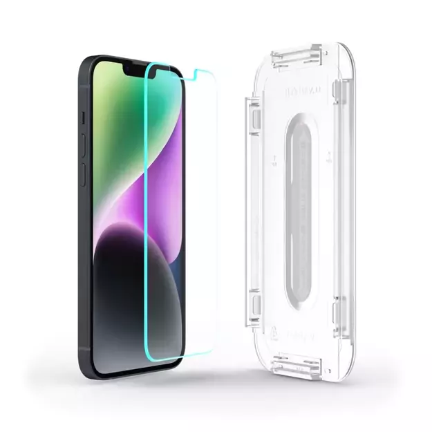 Spigen Glas.tR EZ Fit Tempered Glass for iPhone 13 / 13 Pro / 14 / 16e 7