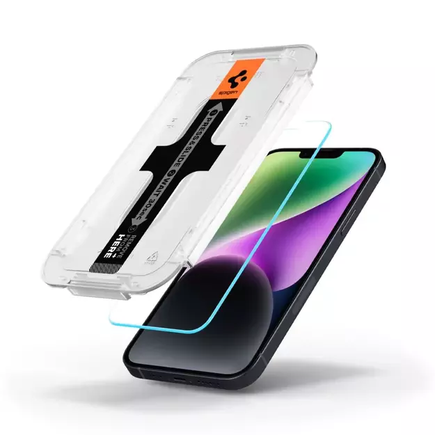 Spigen Glas.tR EZ Fit Tempered Glass for iPhone 13 / 13 Pro / 14 / 16e 6